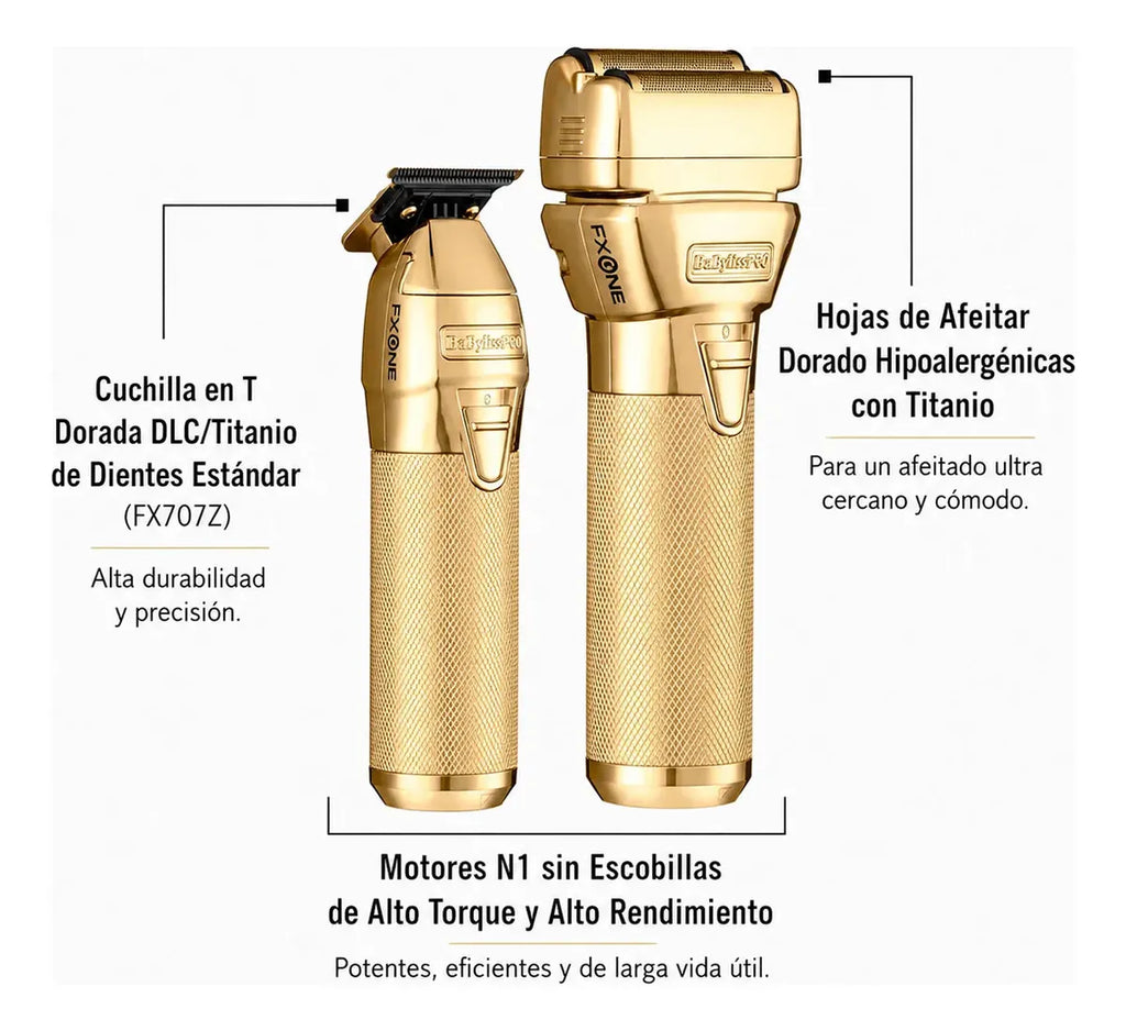 Combo Babylisspro Trimmer + Shaver Profesional + Baterías