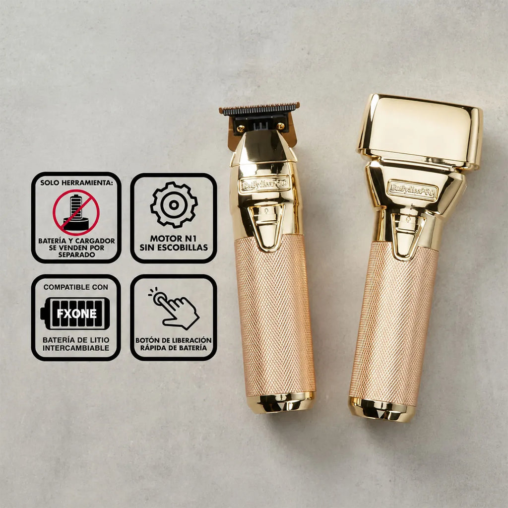 Combo Babylisspro Trimmer + Shaver Profesional + Baterías