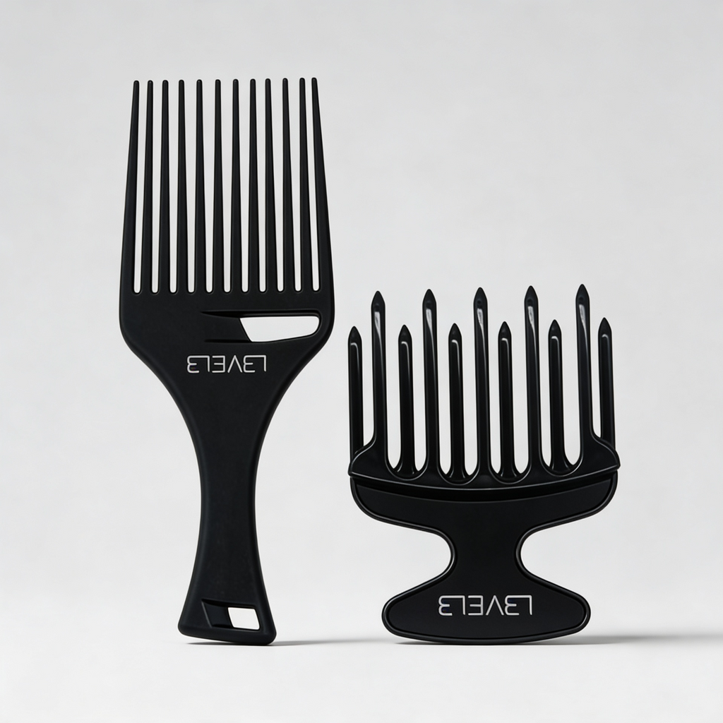L3VEL3 2PC HAIR PICK COMB SET