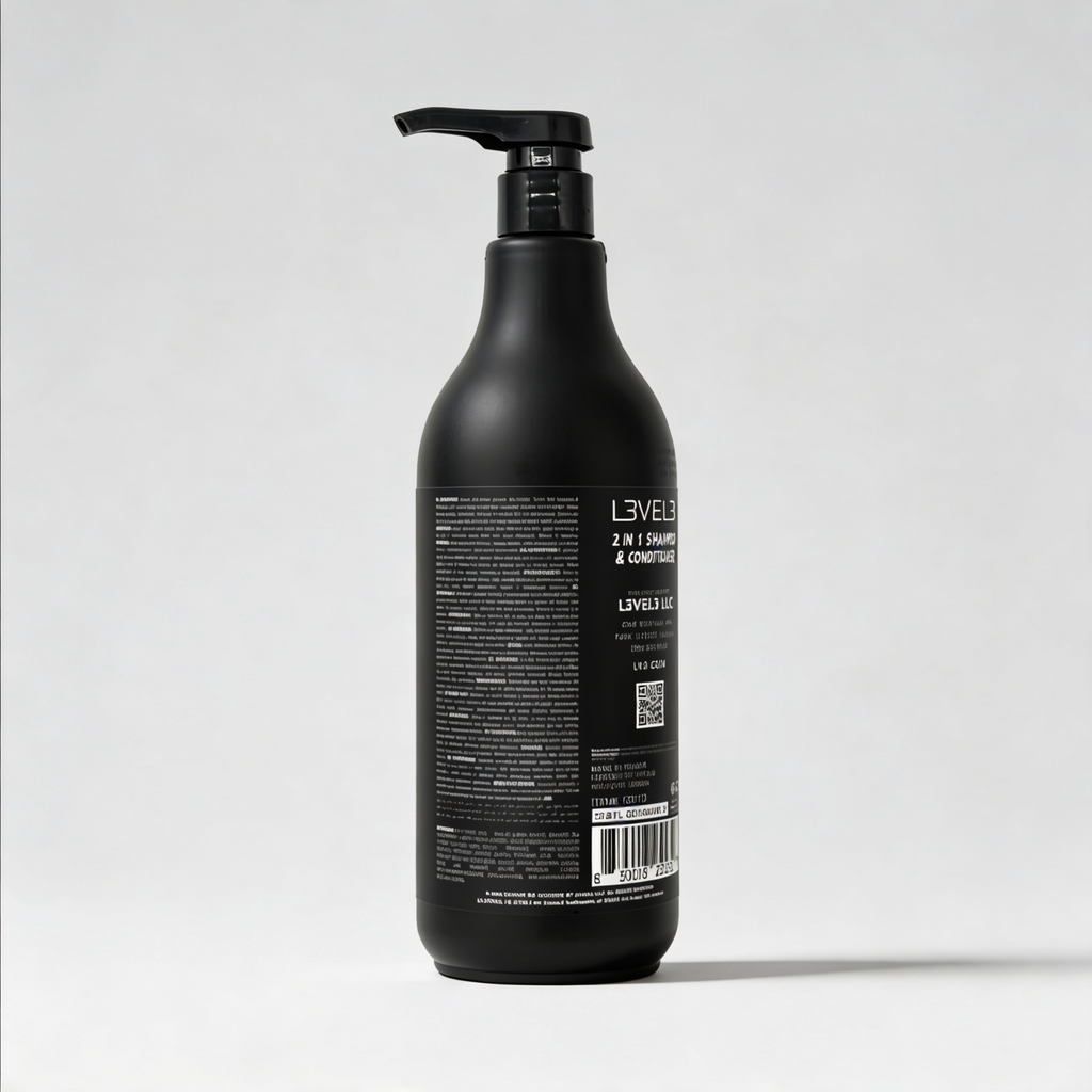 L3VEL3 2 in 1 Shampoo & Conditioner 1000 ml