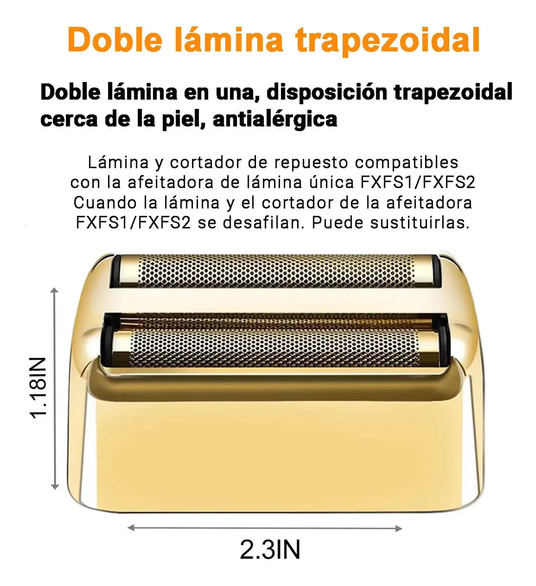 Navaja De Repuesto Compatible Con Shaver Babyliss Fxrf2g