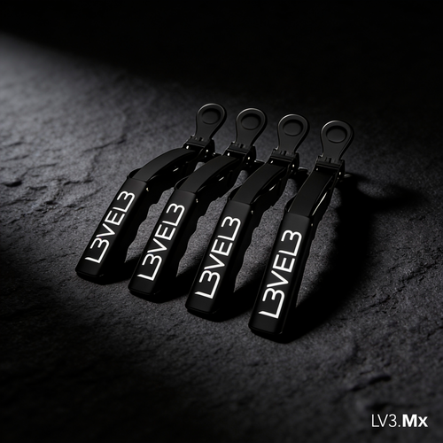 L3VEL3 4PC HAIR CROC CLIPS