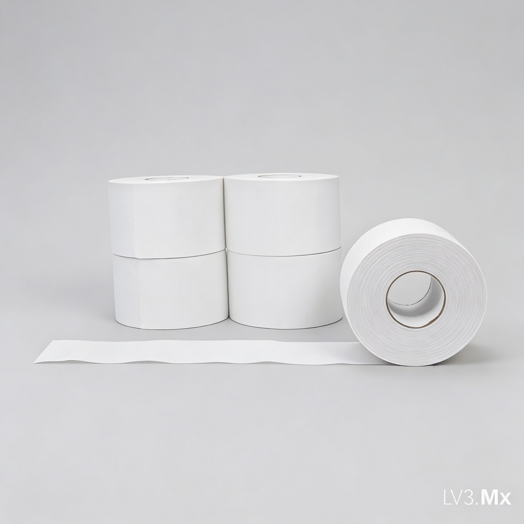 L3VEL3 5 ROLLS (100EACH) NECK PAPER WHITE