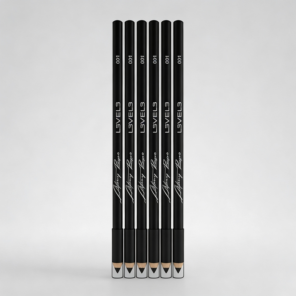 L3VEL3 6PC PENCILS BLACK