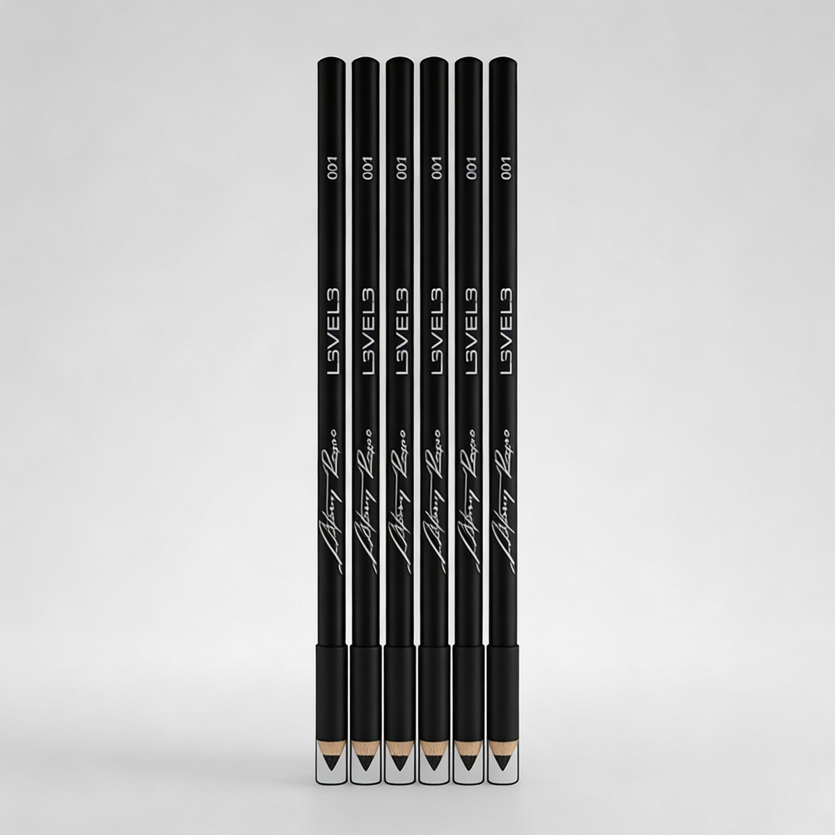 L3VEL3 6PC PENCILS BLACK