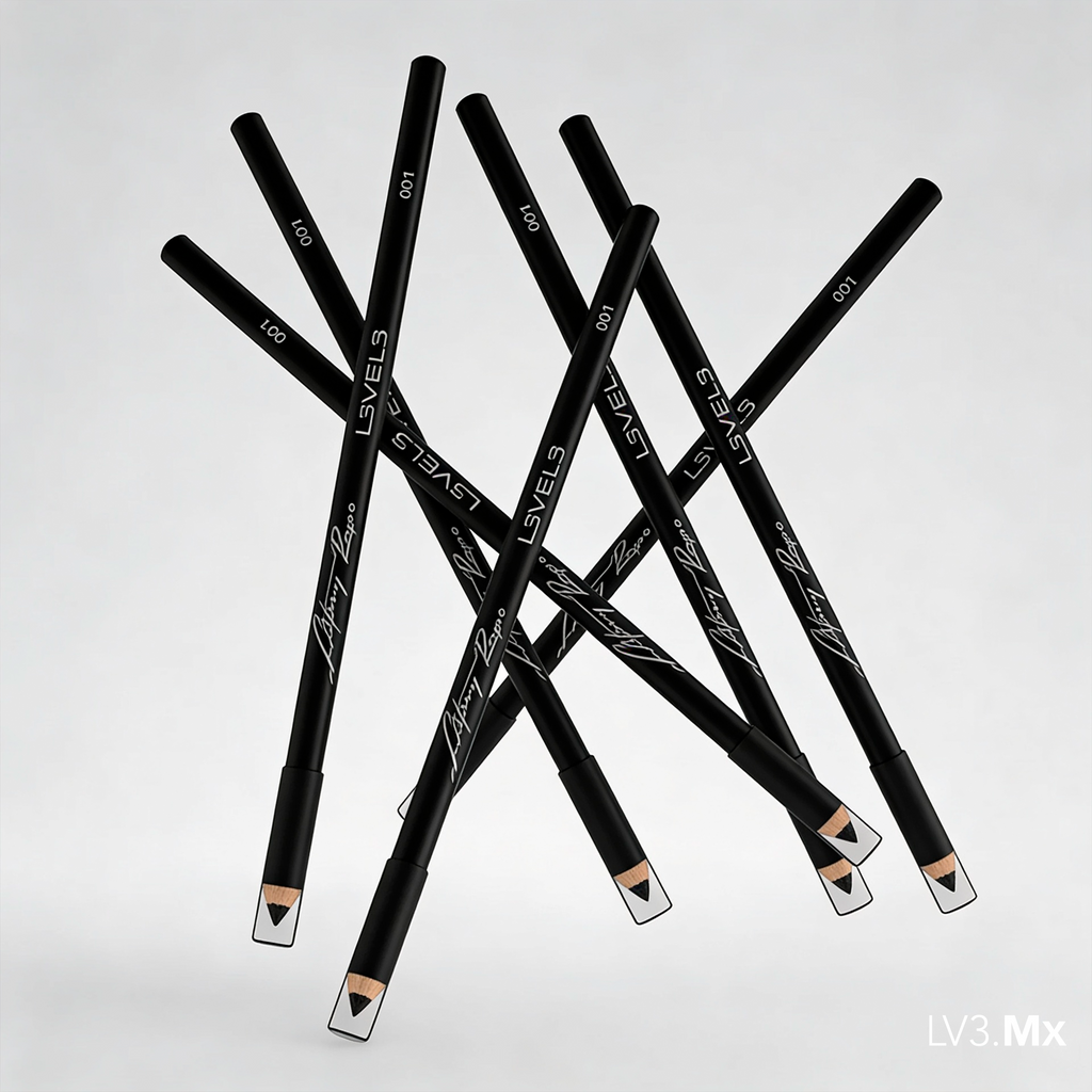L3VEL3 6PC PENCILS BLACK