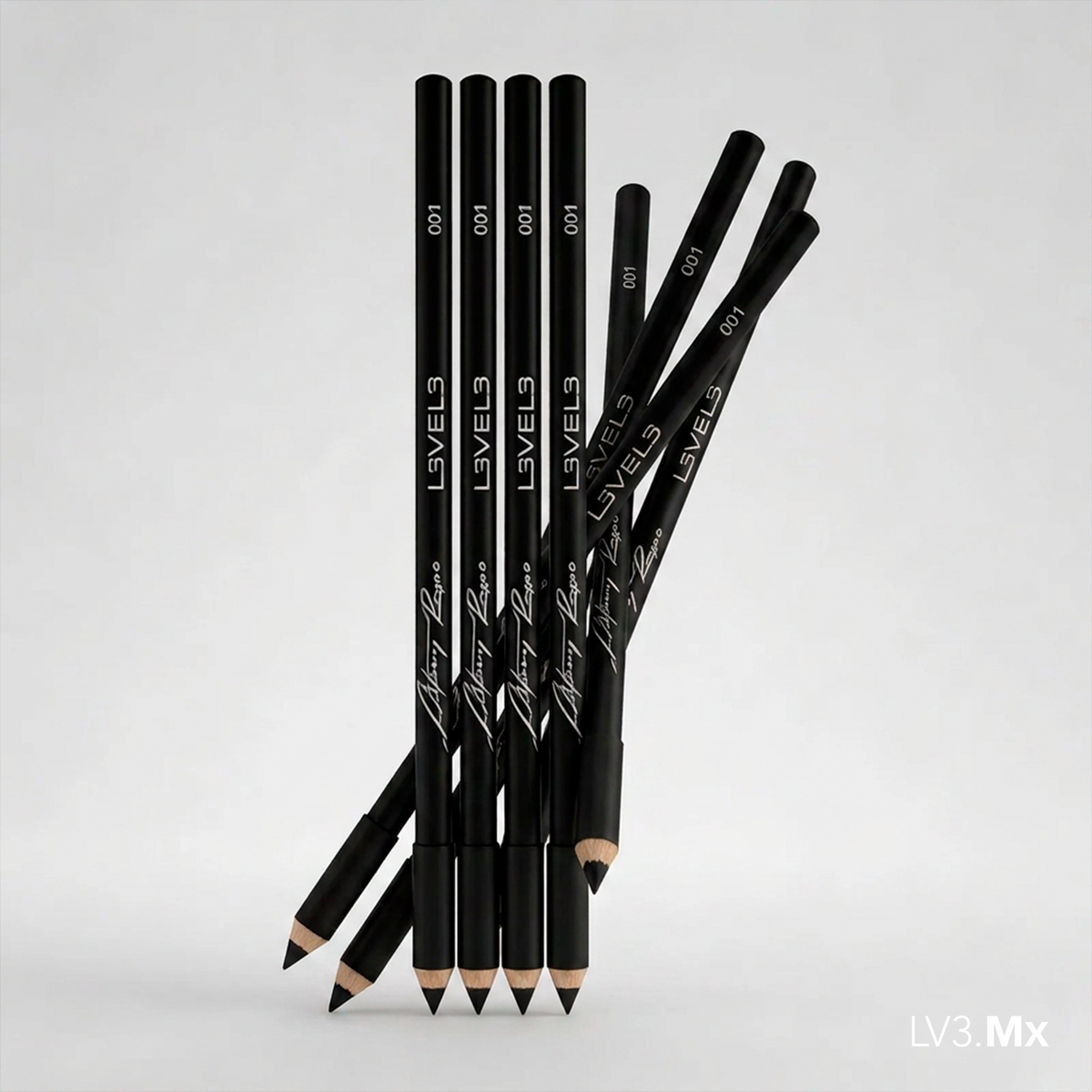 L3VEL3 6PC PENCILS BLACK