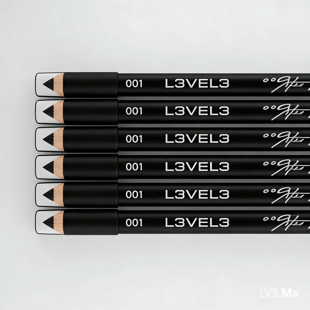 L3VEL3 6PC PENCILS BLACK