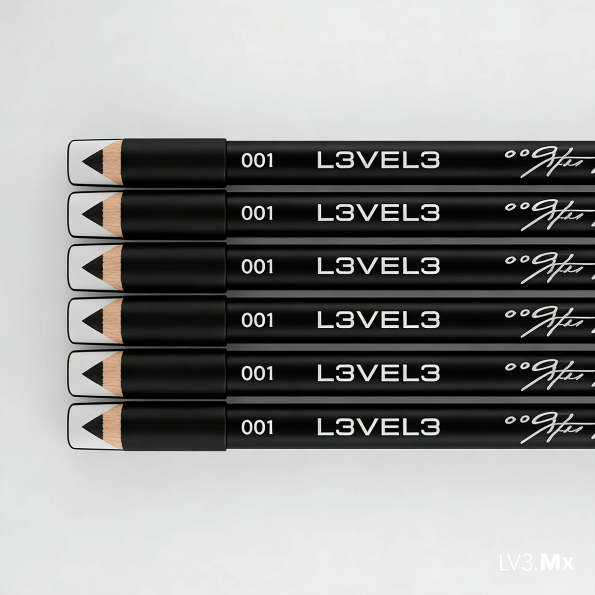 L3VEL3 6PC PENCILS BLACK