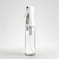L3VEL3 BEVELED SPRAY BOTTLE WHITE/CLEAR