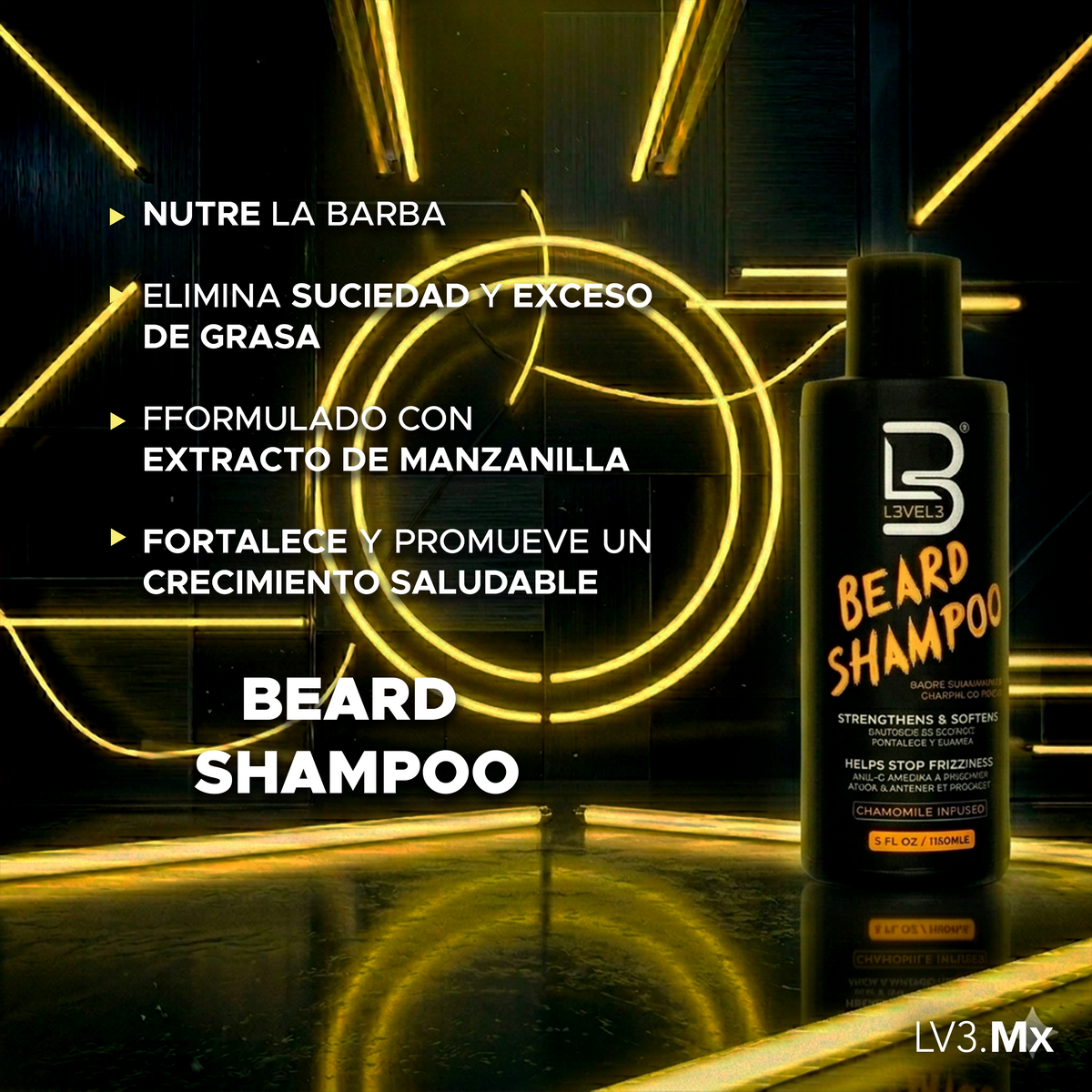 L3VEL3 Beard Shampoo 150 ml