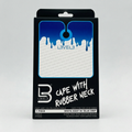 L3VEL3 CAPE WITH RUBBER NECK (WHITE KRAY W/BLUE DRIP)