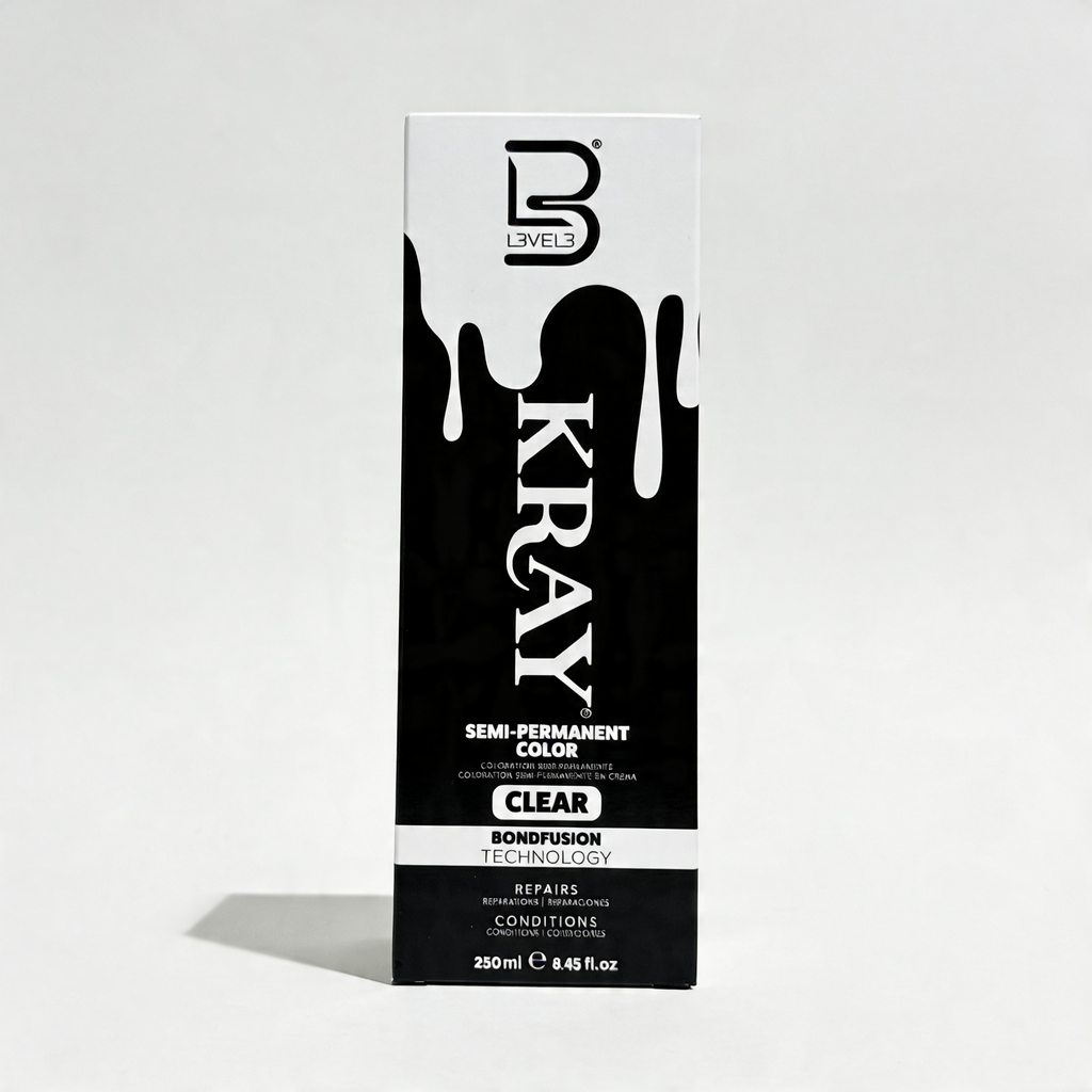 L3VEL3 CLEAR SEMI PERMANENT COLOR TUBE 250 ml