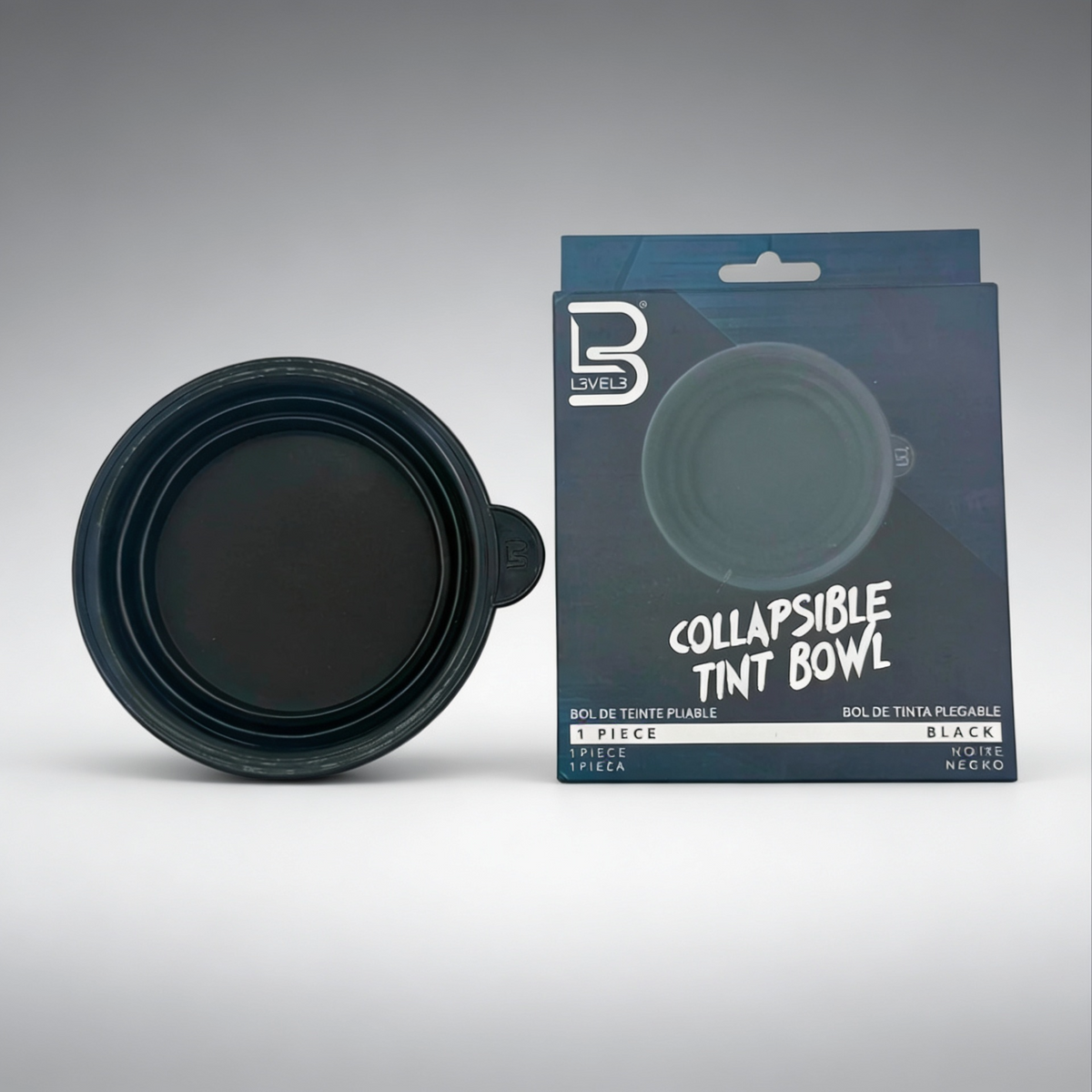 L3VEL3 COLLAPSIBLE TINT BOWL BLACK