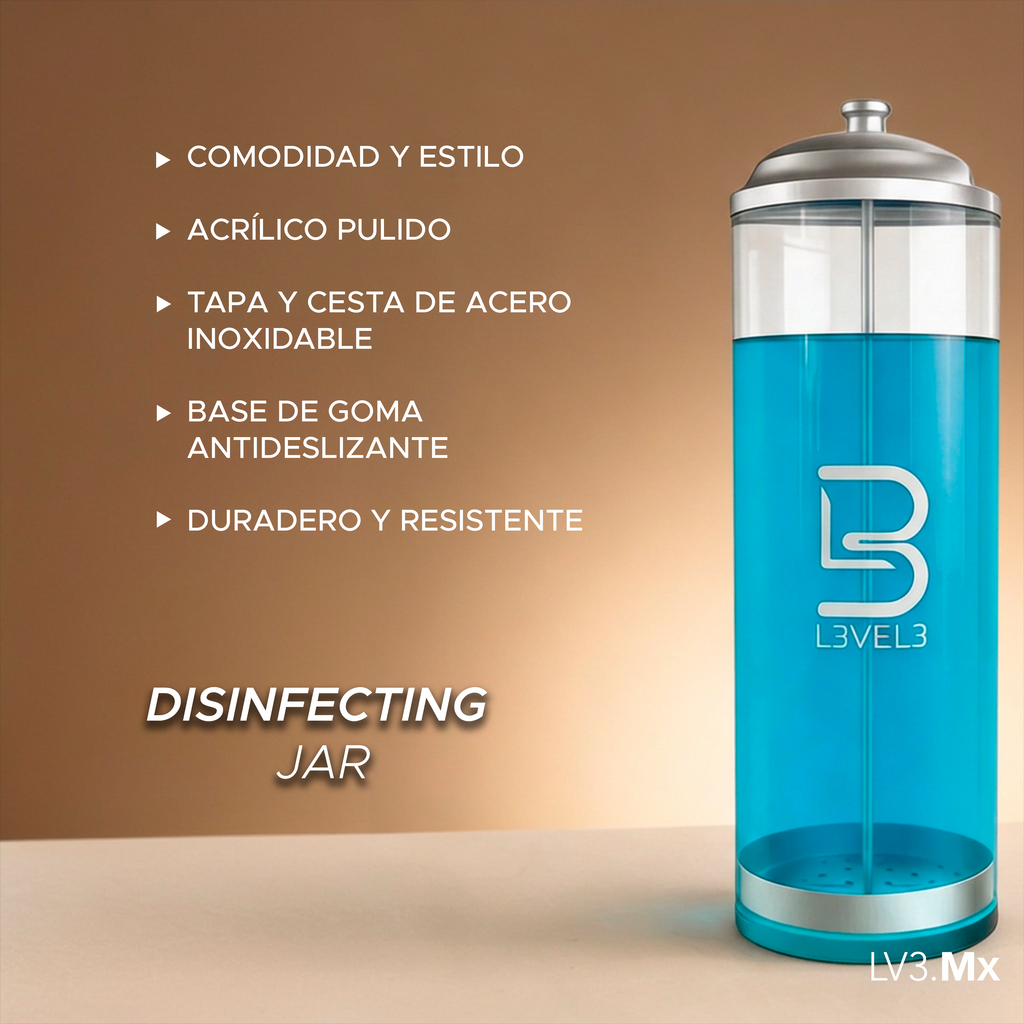 L3VEL3 DISINFECTANT JAR