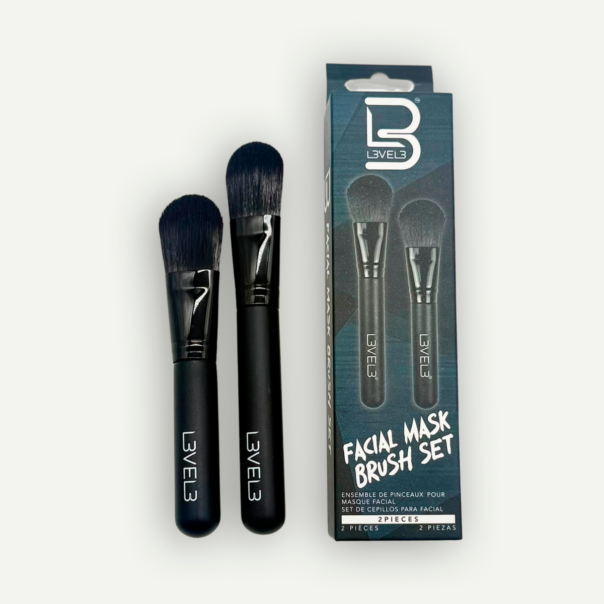 L3VEL3 2PC FACE MASK BRUSH SET