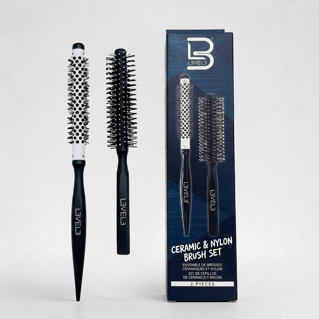 L3VEL3 2PC ROUND BRUSH SET