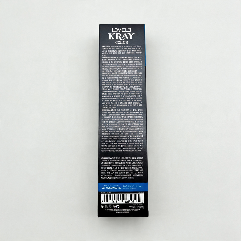 L3VEL3 BLUE SEMI PERMANENT COLOR TUBE 100 ml