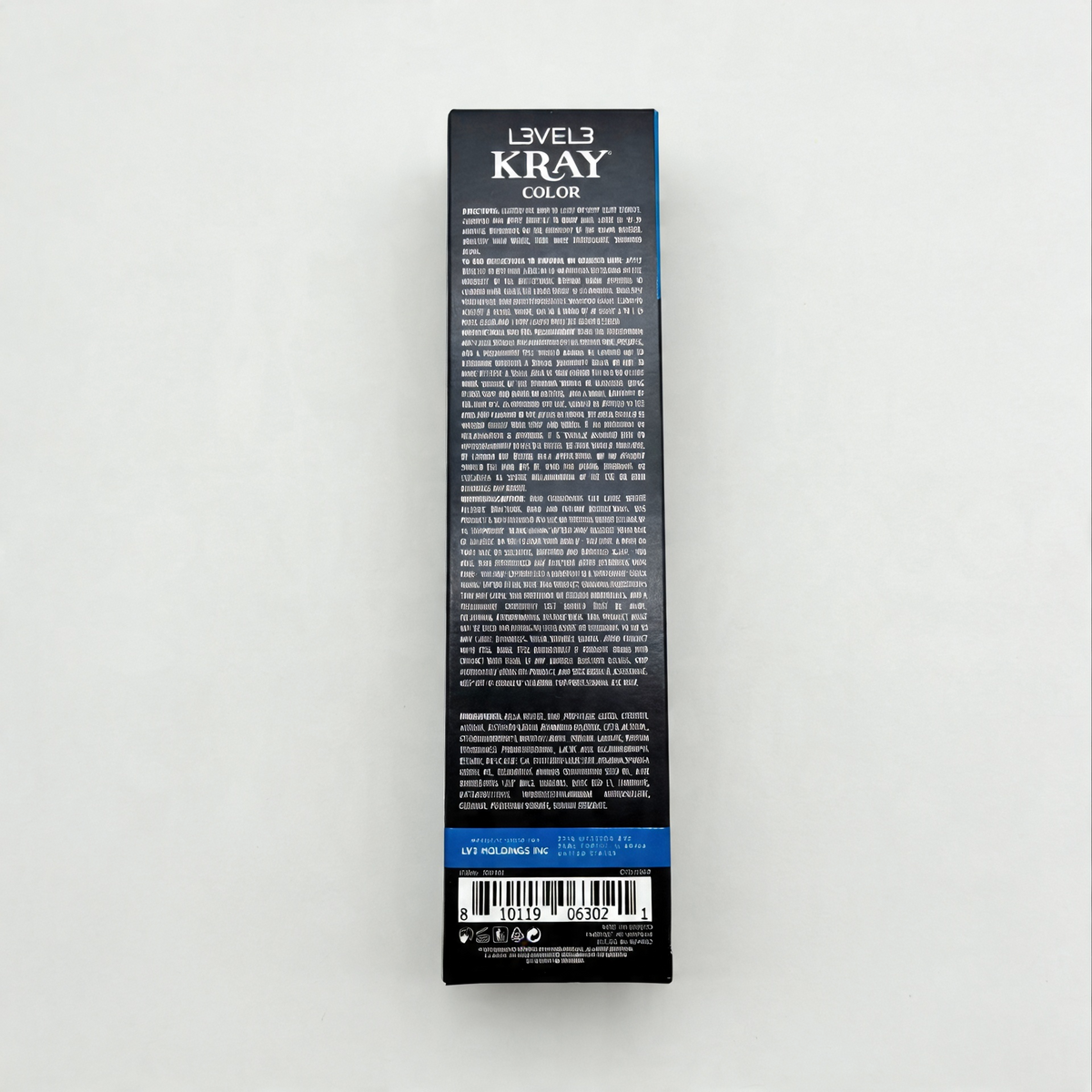 L3VEL3 BLUE SEMI PERMANENT COLOR TUBE 100 ml