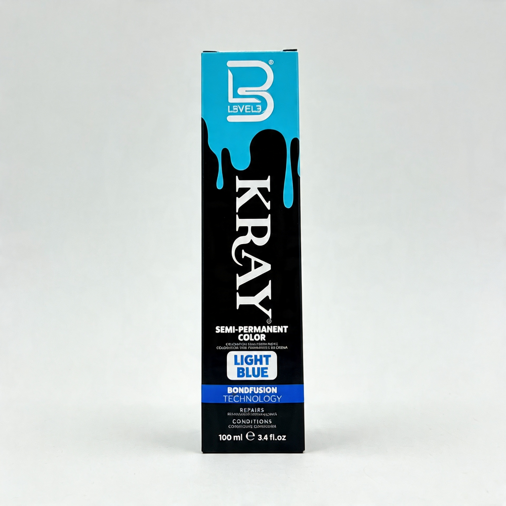 L3VEL3 LIGHT BLUE SEMI PERMANENT COLOR TUBE 100 ml