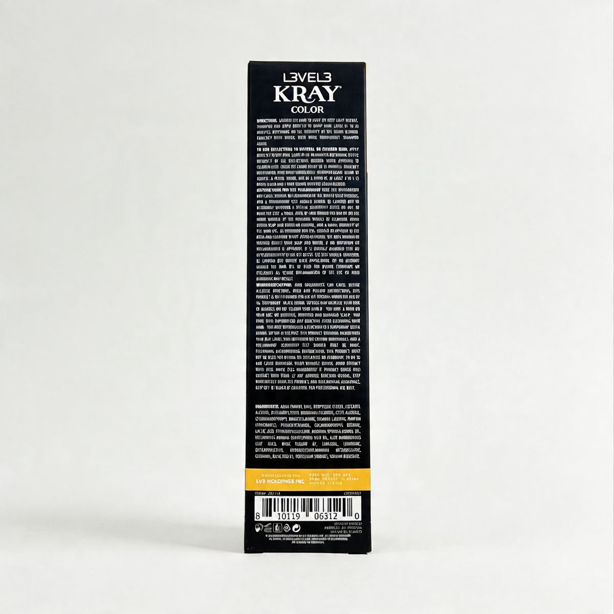 L3VEL3 LIGHT ORANGE SEMI PERMANENT COLOR TUBE 100 ml