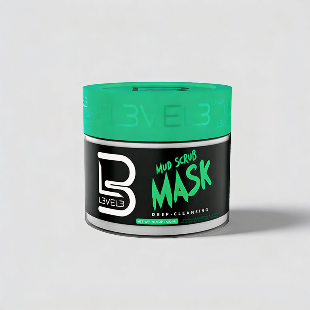 L3VEL3 Mud Scrub Mask 500 ml