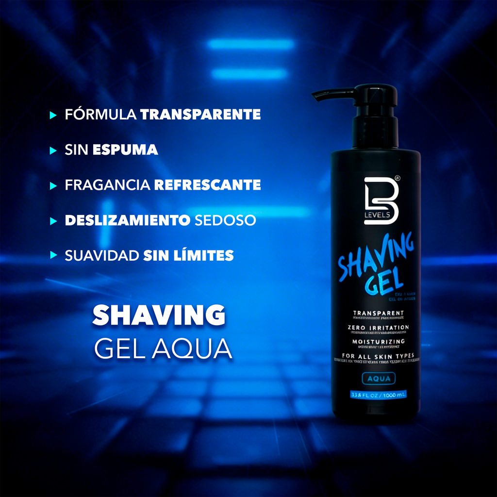 L3VEL3  Shaving Gel Aqua 1000 ml