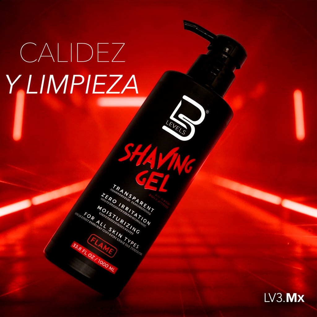 L3VEL3  Shaving Gel Flame 1000 ml