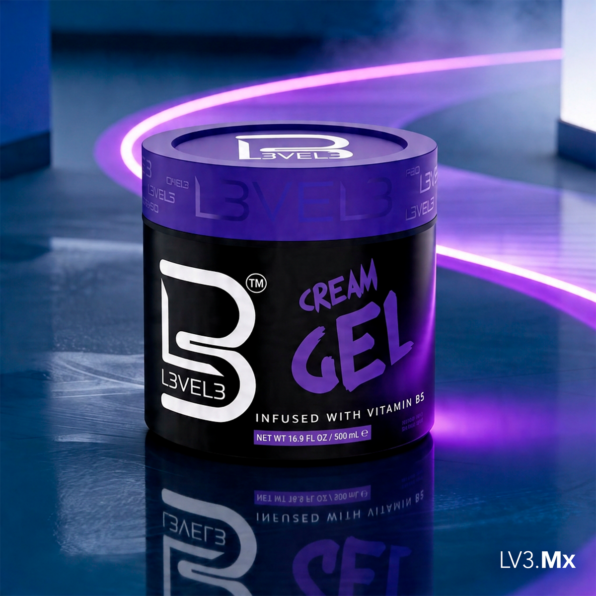 L3VEL3 Cream Hair Gel 500 ml