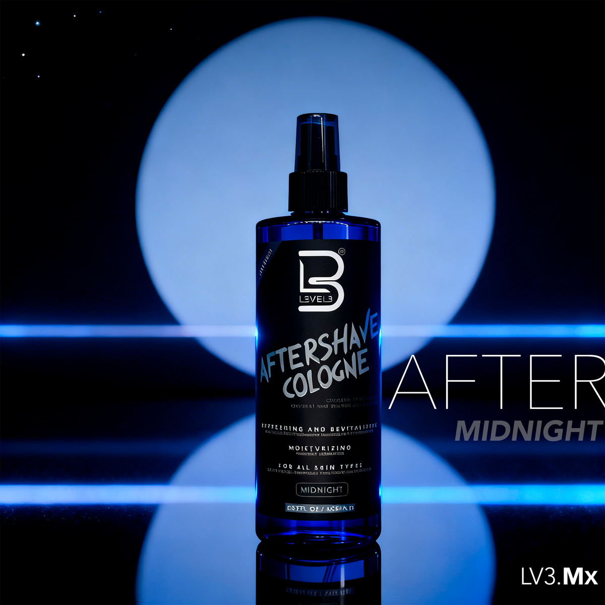 L3VEL3 Aftershave Cologne Midnight 400 ml
