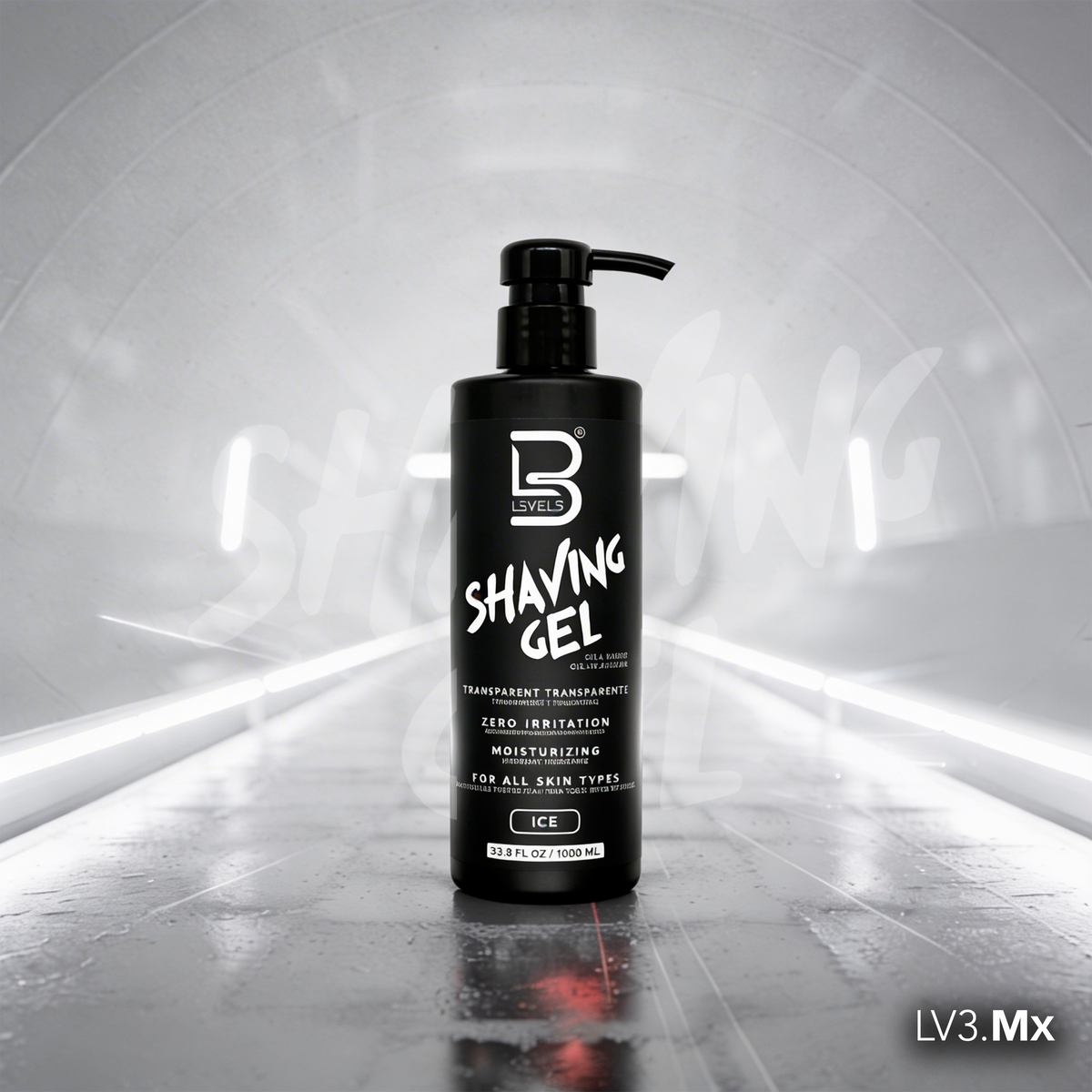 L3VEL3  Shaving Gel Ice 1000 ml