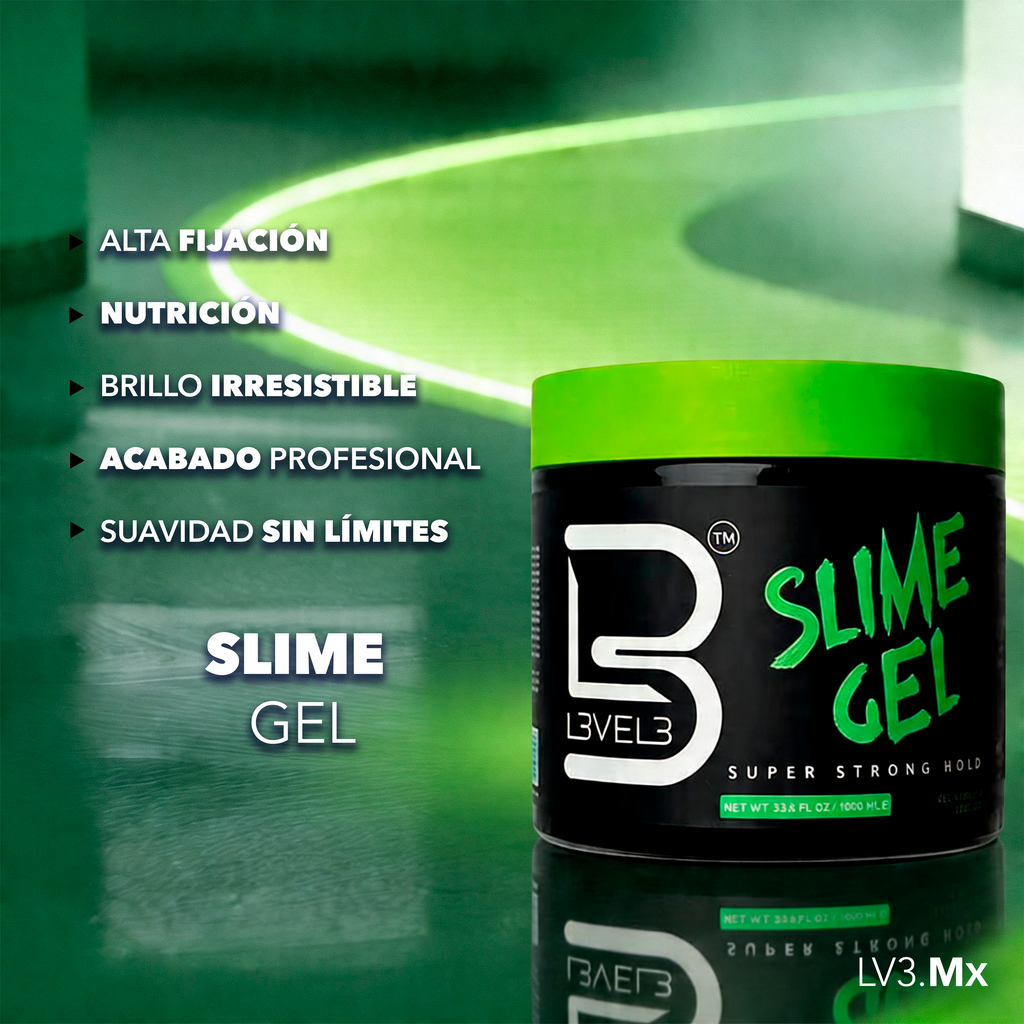 L3VEL3 Slime Hair Gel Super Strong 1000 ml