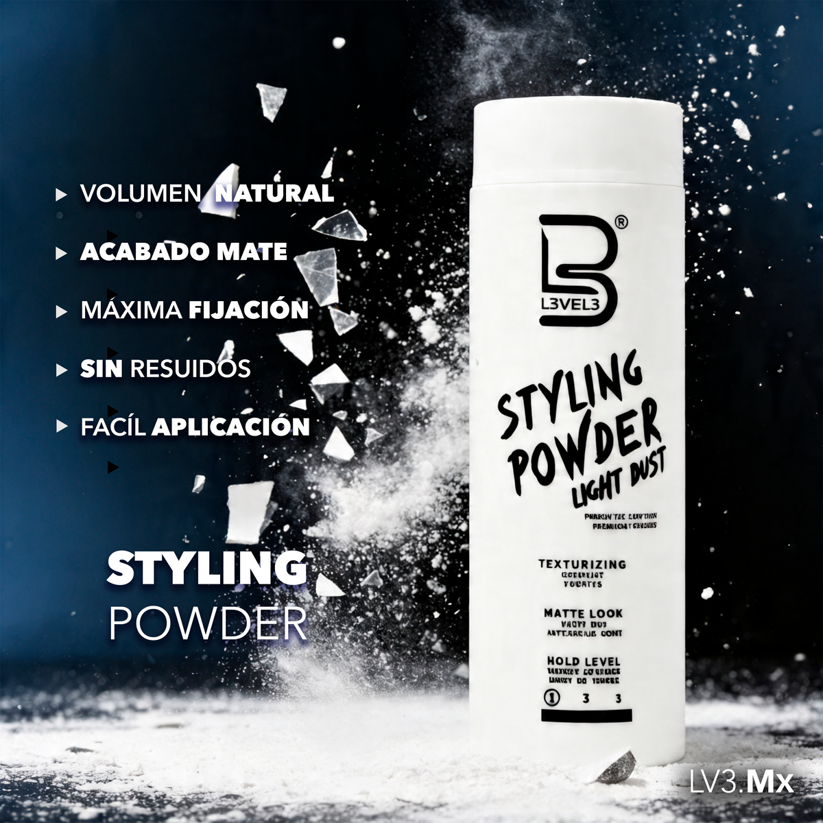 L3VEL3 Light Hold Styling Powder 30 g
