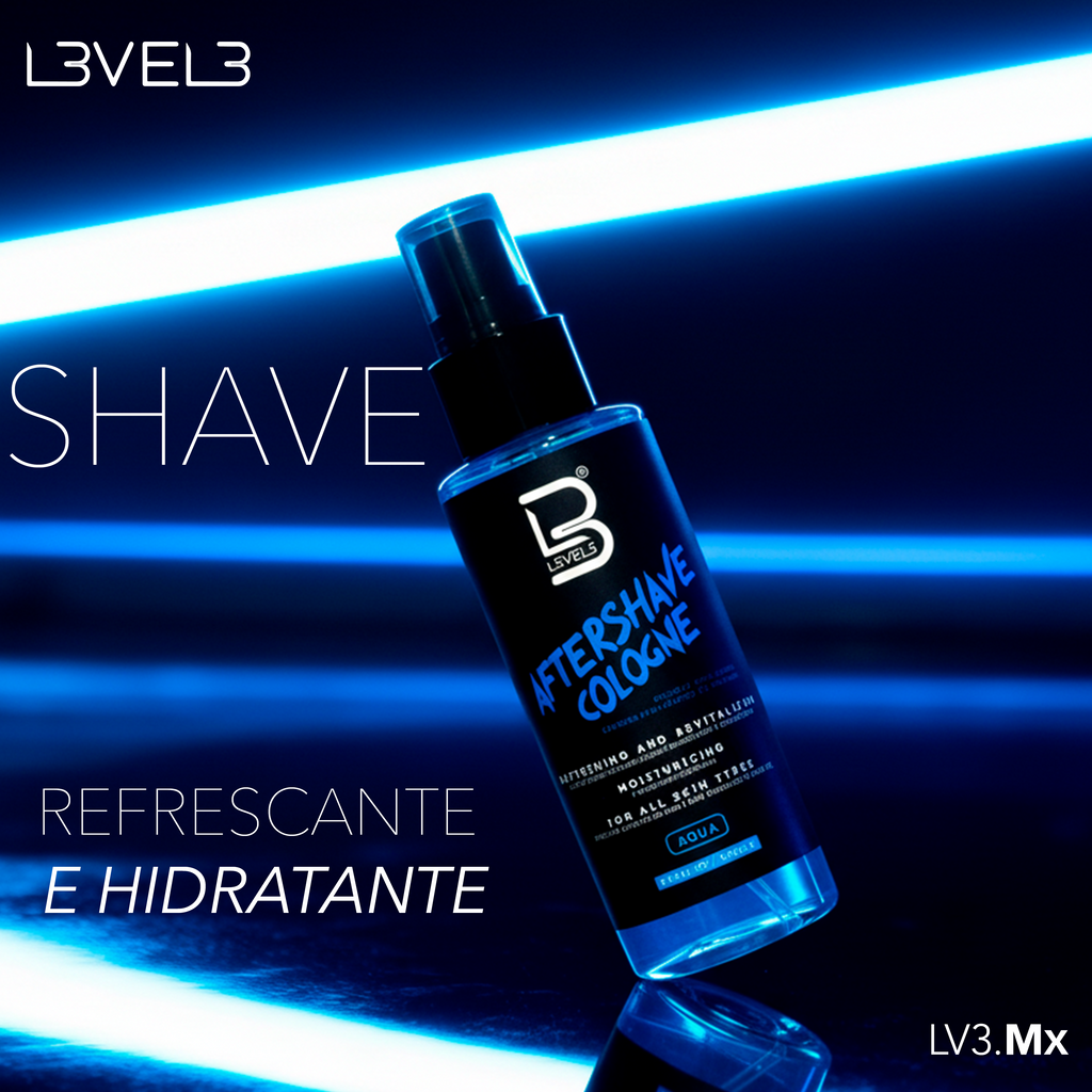 L3VEL3 Aftershave Cologne Aqua 100 ml