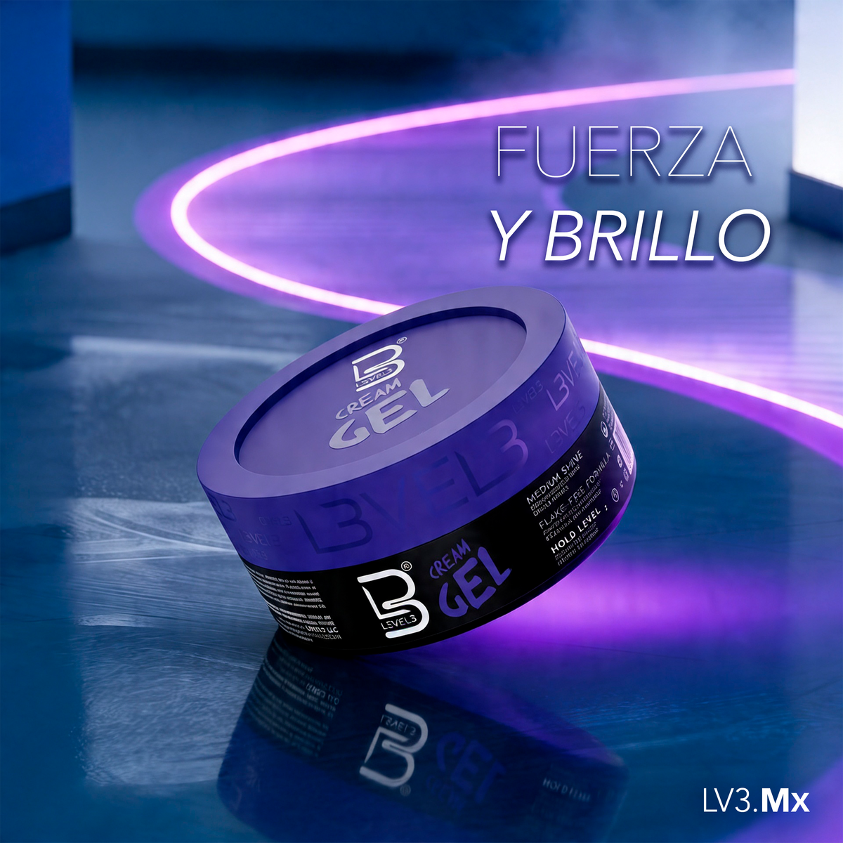 L3VEL3 Cream Hair Gel 100 ml