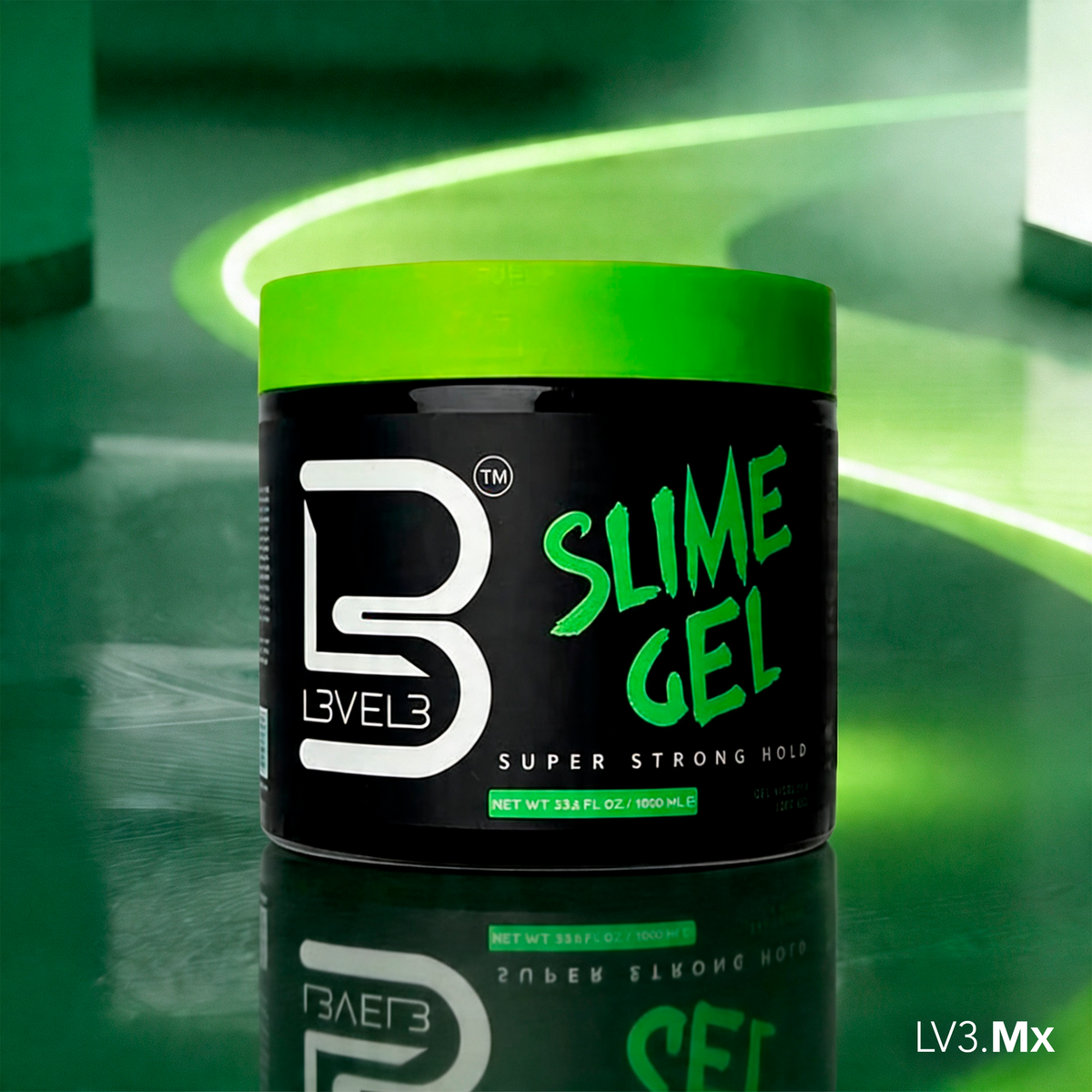 L3VEL3 Slime Hair Gel Super Strong 1000 ml