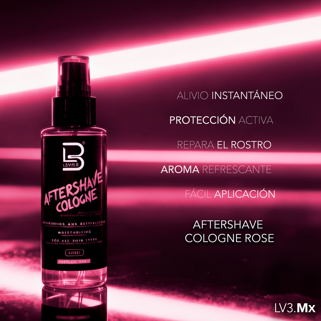 L3VEL3 Aftershave Cologne Rose 100 ml