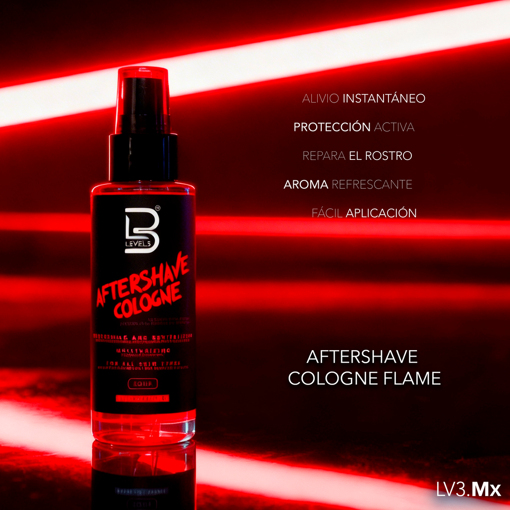 L3VEL3 Aftershave Cologne Flame 100 ml