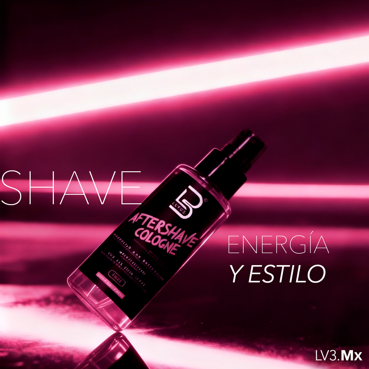 L3VEL3 Aftershave Cologne Rose 100 ml