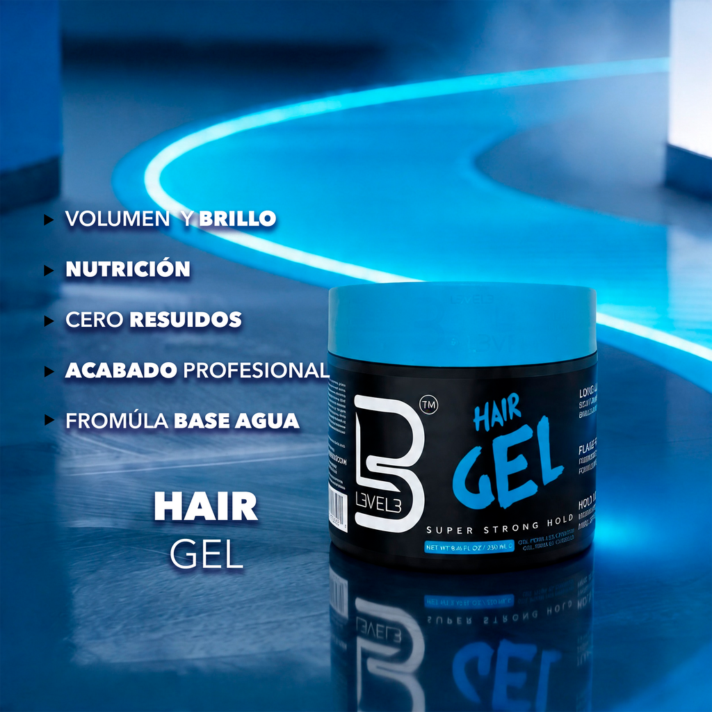 L3VEL3 Super Strong Hair Gel 250 ml
