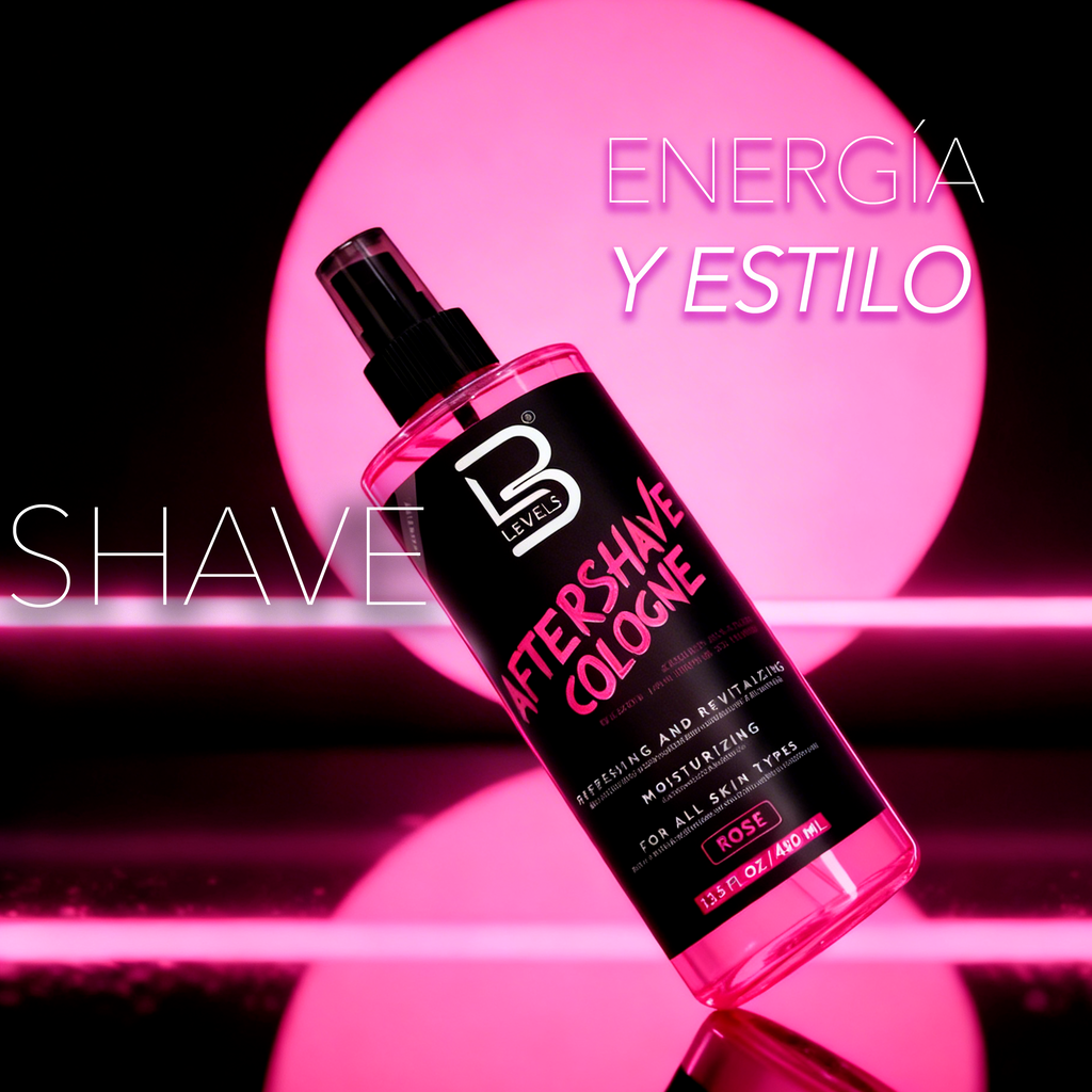 L3VEL3 Aftershave Cologne Rose 400 ml