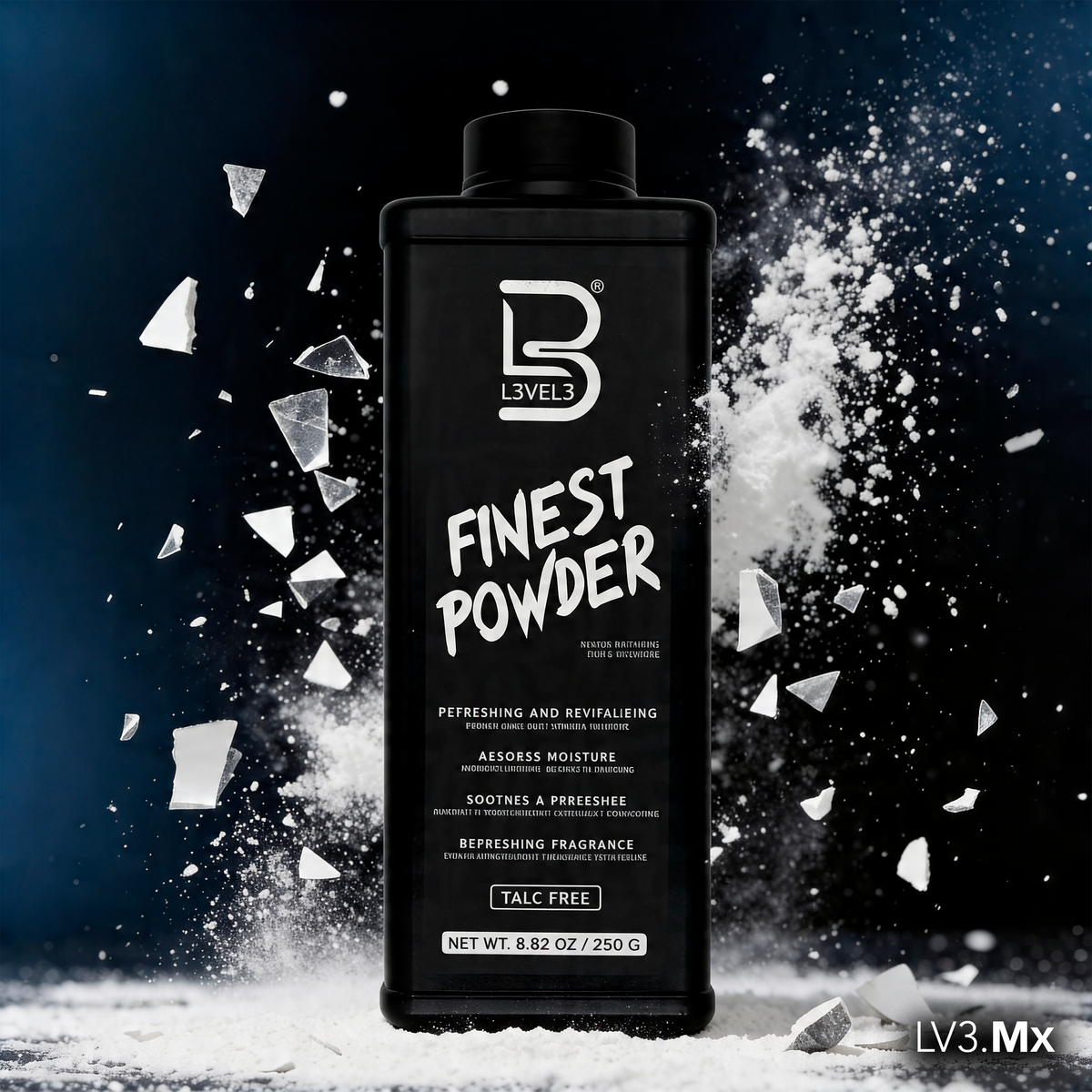 L3VEL3 Talc Free Finest Powder 250 g