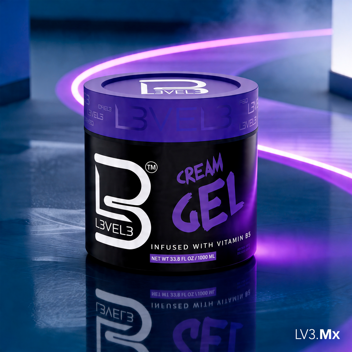 L3VEL3 Cream Hair Gel 1000 ml