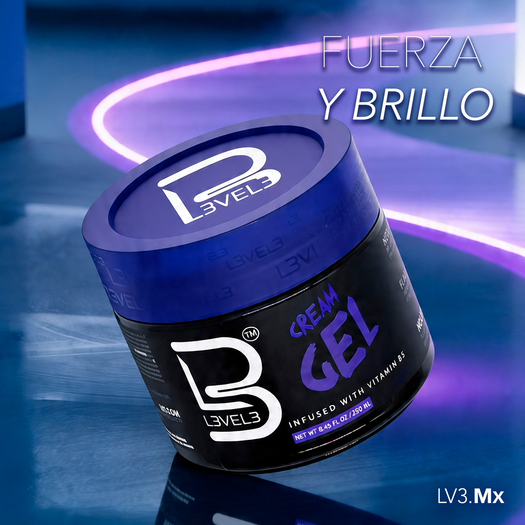 L3VEL3 Cream Hair Gel 250 ml