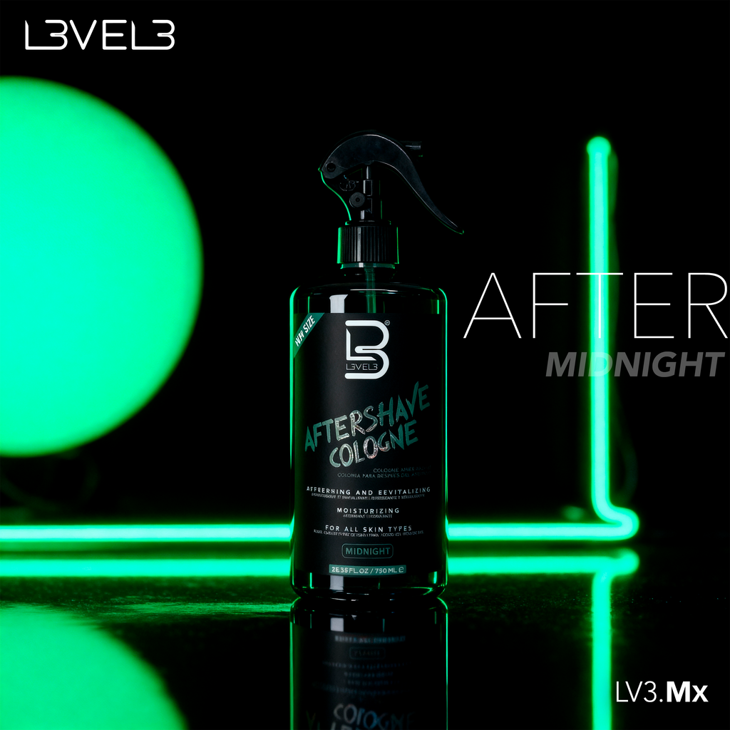 L3VEL3 Aftershave Cologne Midnight 750 ml