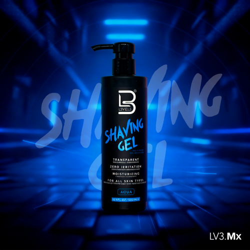 L3VEL3  Shaving Gel Aqua 500 ml
