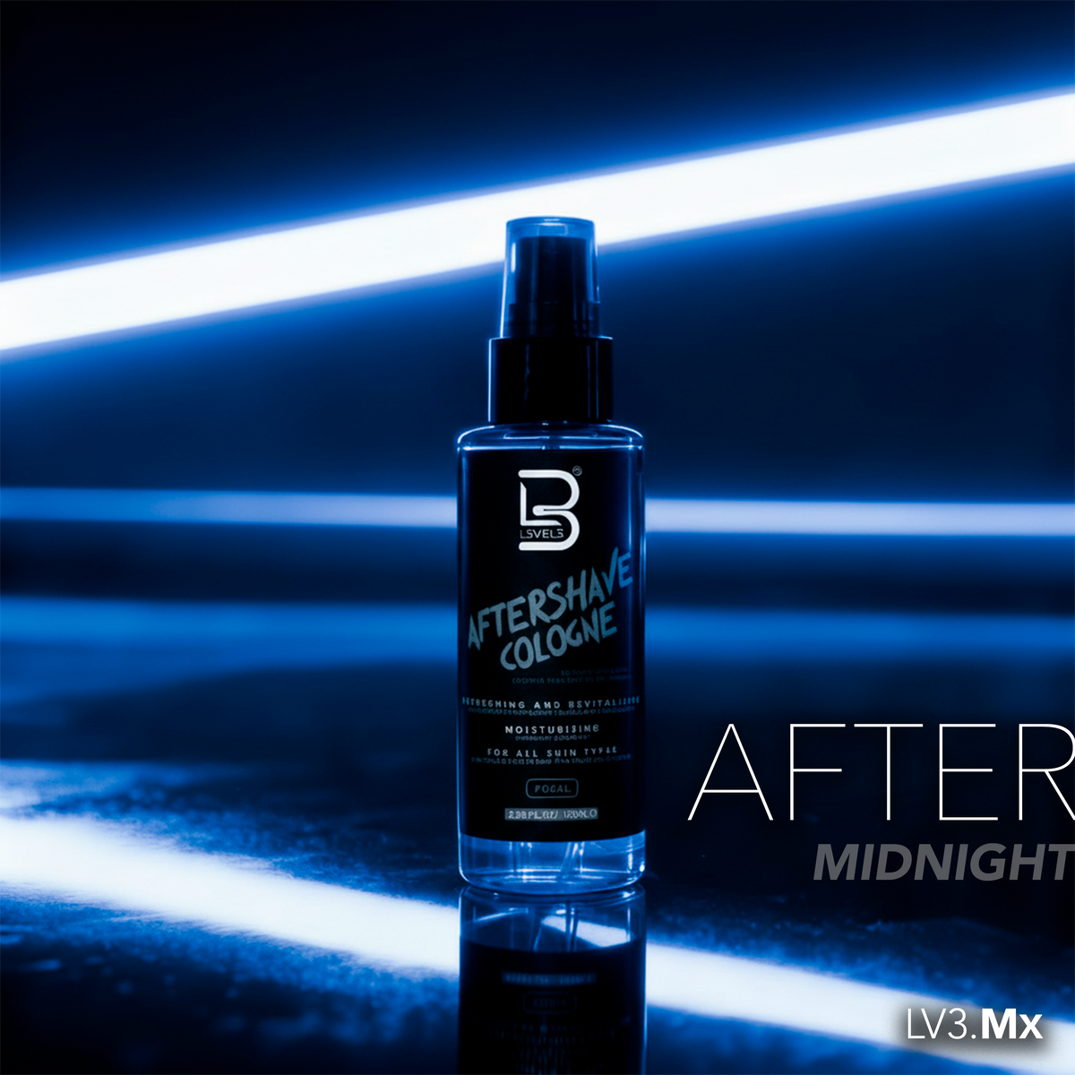 L3VEL3 Aftershave Cologne Midnight 100 ml