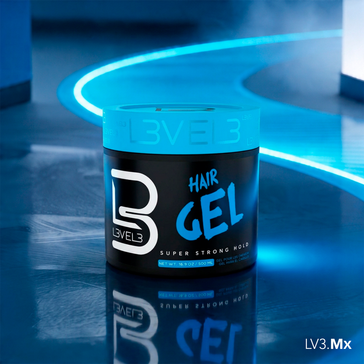 L3VEL3 Super Strong Hair Gel 500 ml