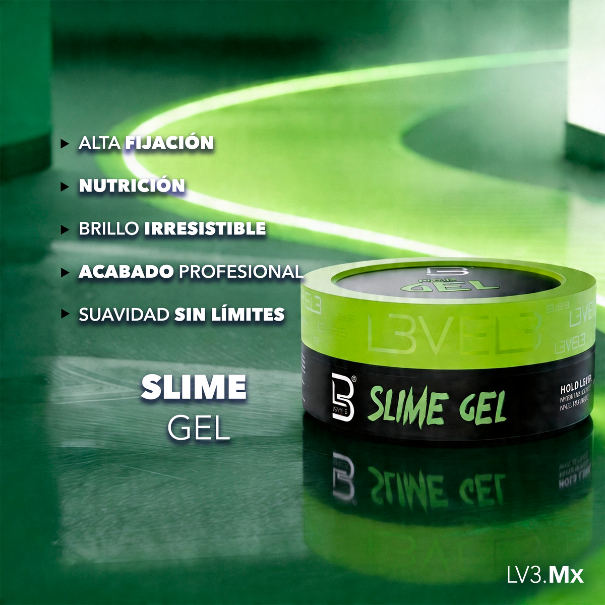 L3VEL3 Slime Hair Gel Super Strong 100 ml