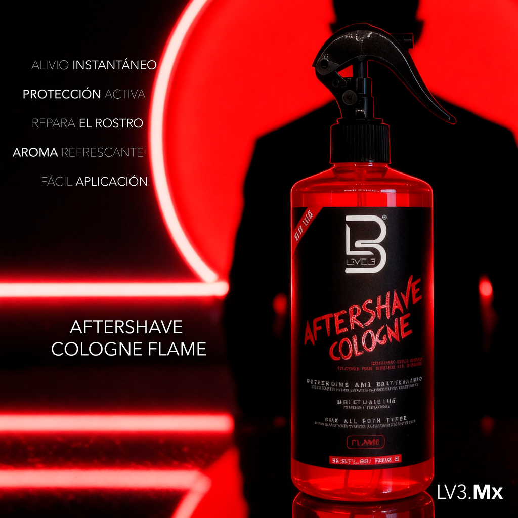 L3VEL3 Aftershave Cologne Flame 750 ml